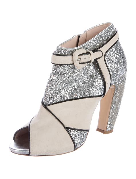 Miu Miu Glitter Bootie 